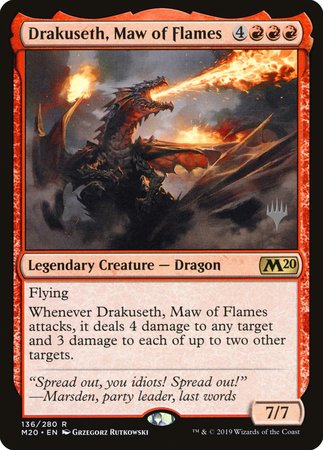 Drakuseth, Maw of Flames [Core Set 2020 Promos] | RetroPlay Games