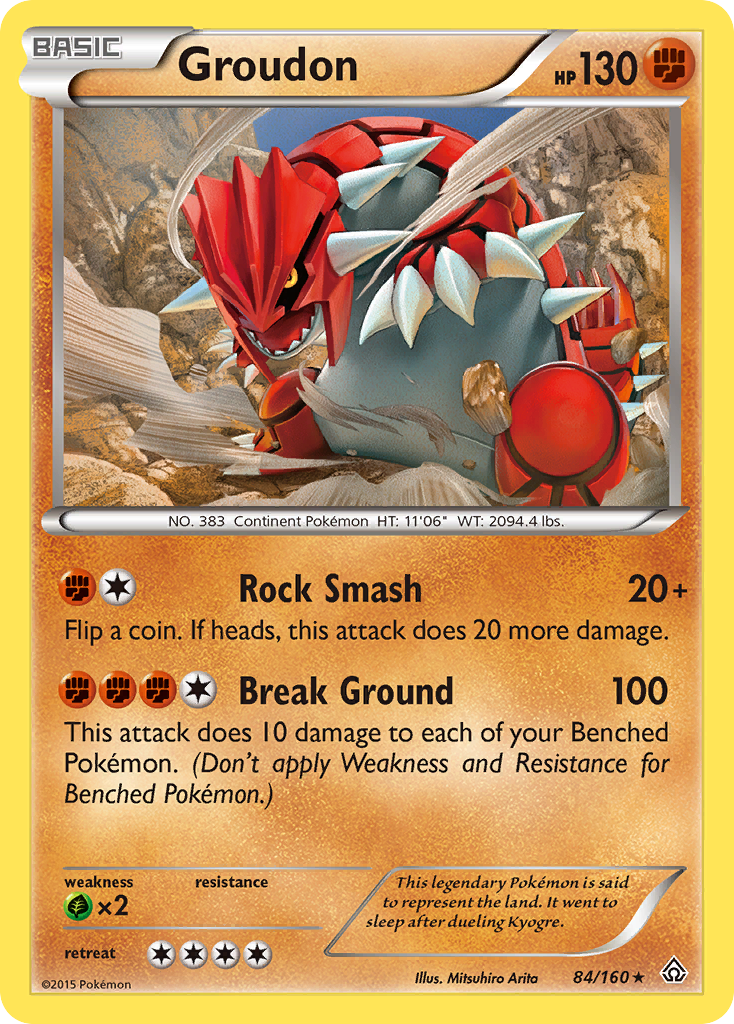 Groudon (84/160) [XY: Primal Clash] | RetroPlay Games