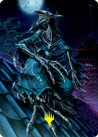 Jin-Gitaxias, Progress Tyrant Art Card (Gold-Stamped Signature) [Kamigawa: Neon Dynasty Art Series] | RetroPlay Games