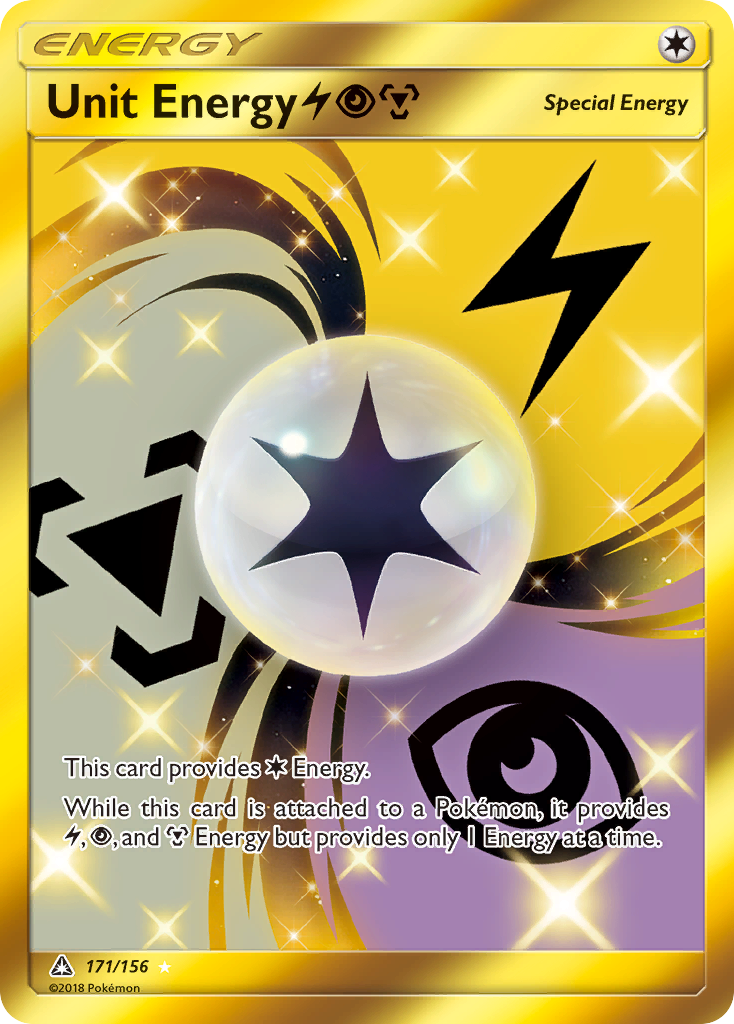 Unit Energy (171/156) (Lightning, Psychic, Metal) [Sun & Moon: Ultra Prism] | RetroPlay Games