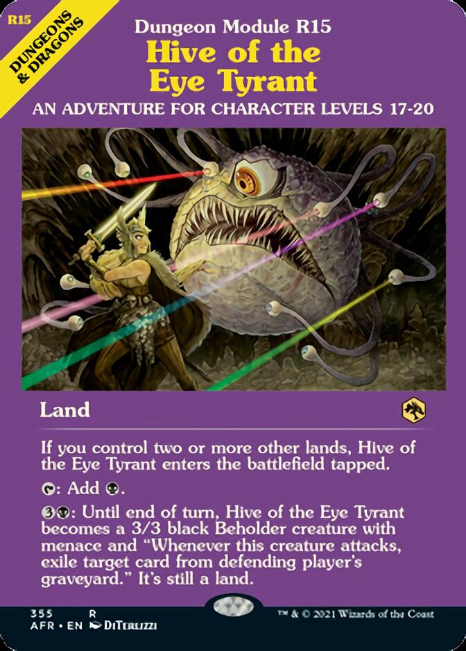 Hive of the Eye Tyrant (Dungeon Module) [Dungeons & Dragons: Adventures in the Forgotten Realms] | RetroPlay Games