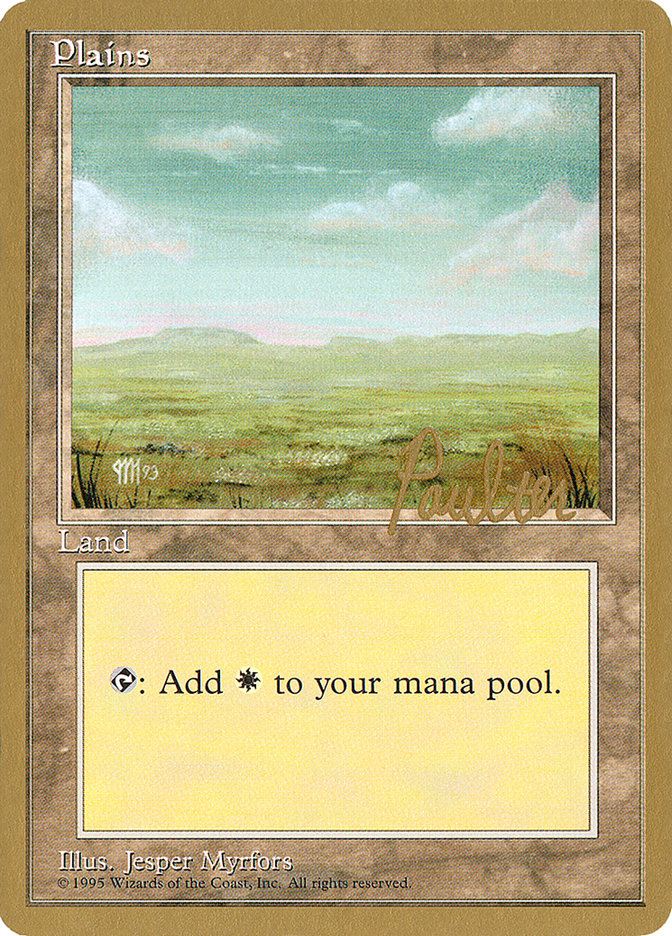 Plains (pp364) (Preston Poulter) [Pro Tour Collector Set] | RetroPlay Games