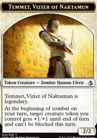 Temmet, Vizier of Naktamun // Zombie Token [Amonkhet Tokens] | RetroPlay Games