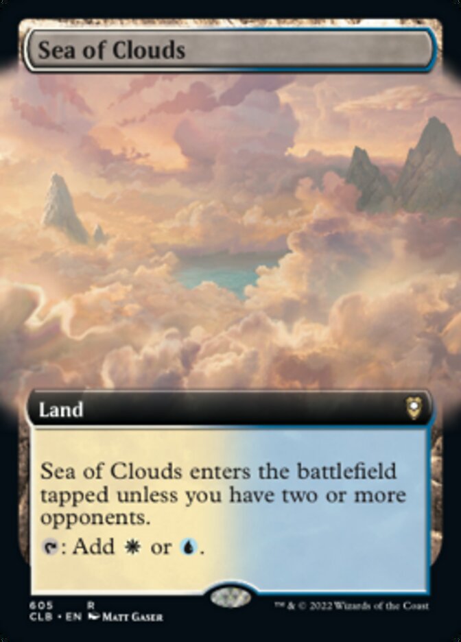 Sea of Clouds (Extended Art) [Commander Legends: Battle for Baldur's Gate] | RetroPlay Games