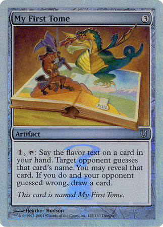 My First Tome (Alternate Foil) [Unhinged] | RetroPlay Games