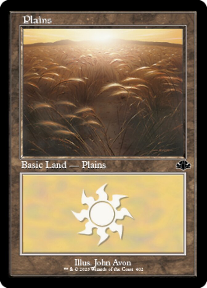 Plains (402) (Retro) [Dominaria Remastered] | RetroPlay Games