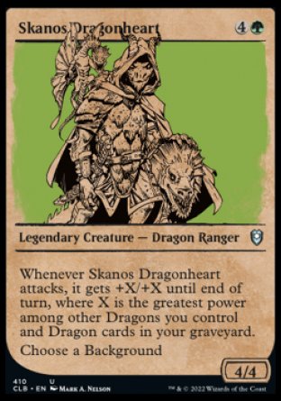 Skanos Dragonheart (Showcase) [Commander Legends: Battle for Baldur's Gate] | RetroPlay Games