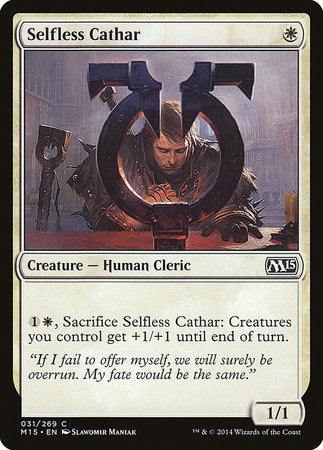 Selfless Cathar [Magic 2015] | RetroPlay Games