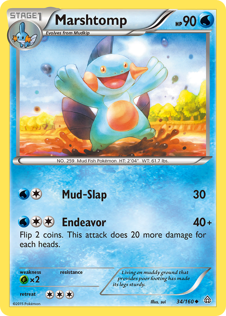 Marshtomp (34/160) [XY: Primal Clash] | RetroPlay Games