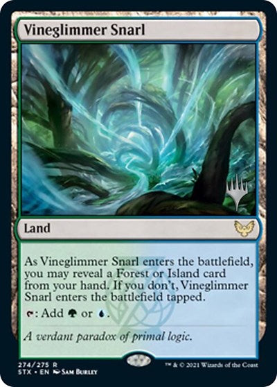 Vineglimmer Snarl (Promo Pack) [Strixhaven: School of Mages Promos] | RetroPlay Games