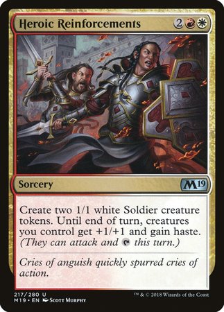 Heroic Reinforcements [Core Set 2019] | RetroPlay Games