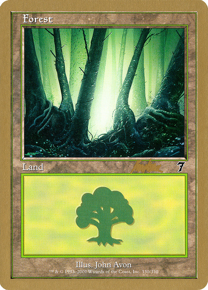 Forest (bk330) (Brian Kibler) [World Championship Decks 2002] | RetroPlay Games