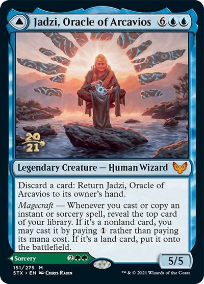 Jadzi, Oracle of Arcavios // Journey to the Oracle [Strixhaven: School of Mages Prerelease Promos] | RetroPlay Games