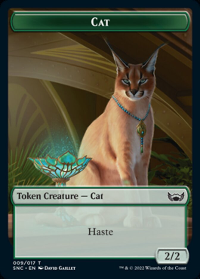 Cat // Angel Double-sided Token [Streets of New Capenna Tokens] | RetroPlay Games
