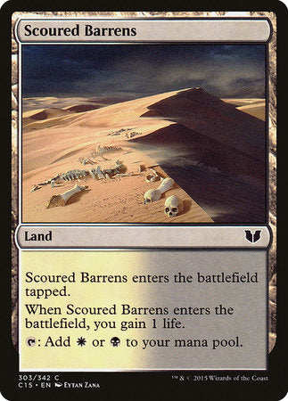 Scoured Barrens [Commander 2015] | RetroPlay Games