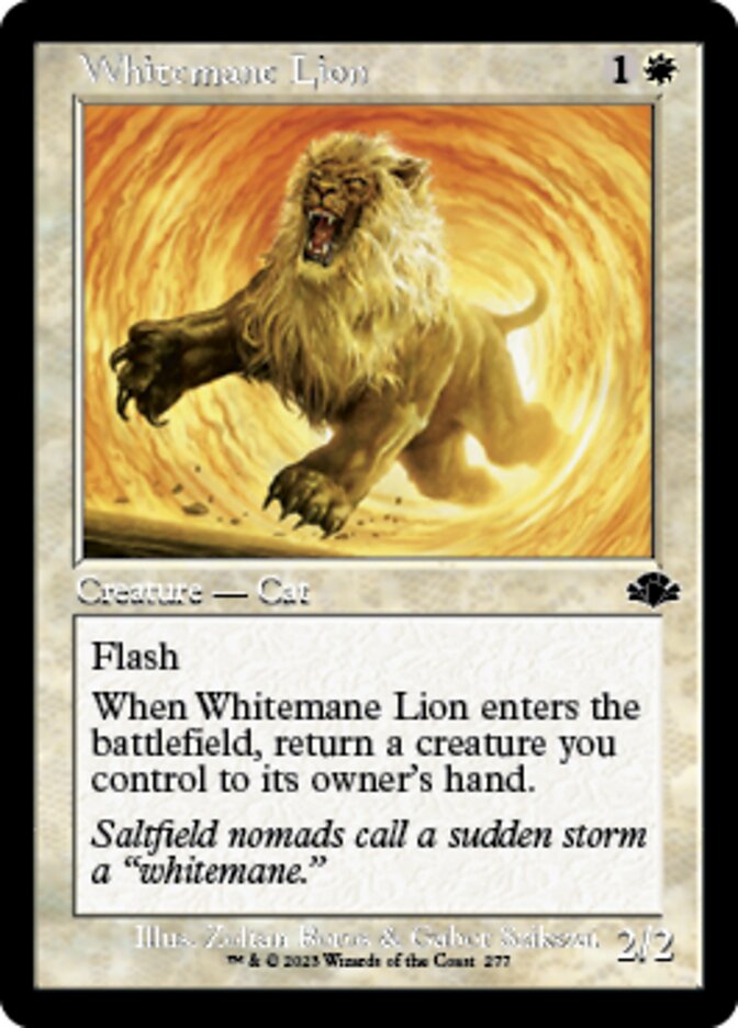 Whitemane Lion (Retro) [Dominaria Remastered] | RetroPlay Games