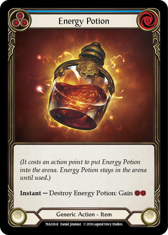 Energy Potion [TEA028-R] (Dorinthea Hero Deck)  1st Edition Normal | RetroPlay Games