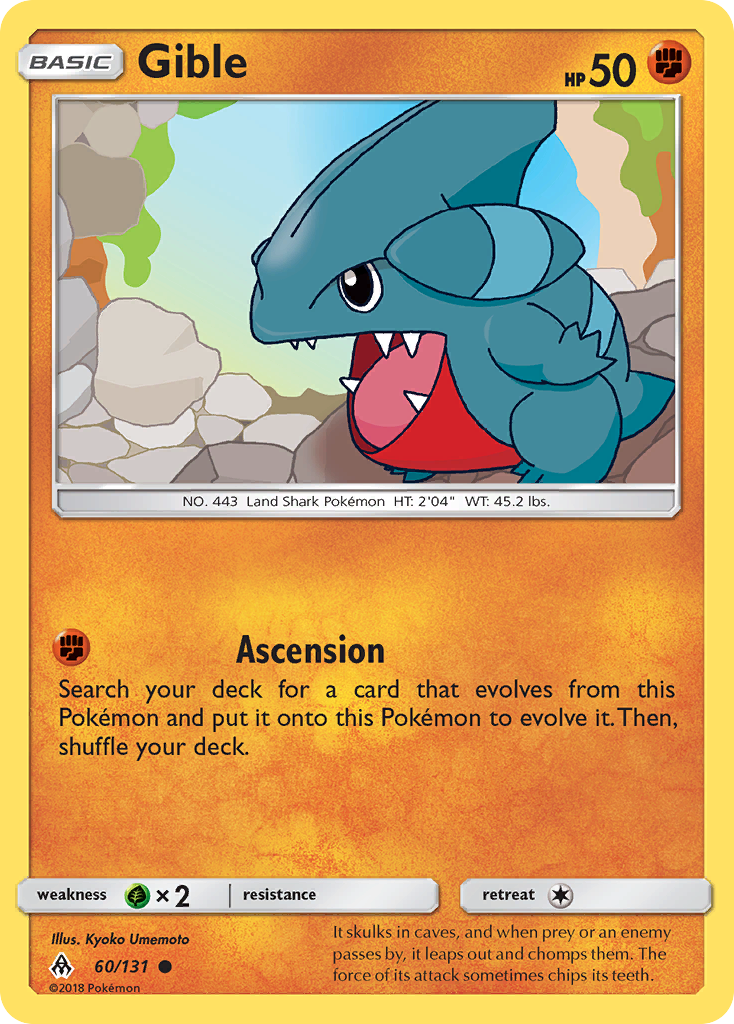 Gible (60/131) [Sun & Moon: Forbidden Light] | RetroPlay Games