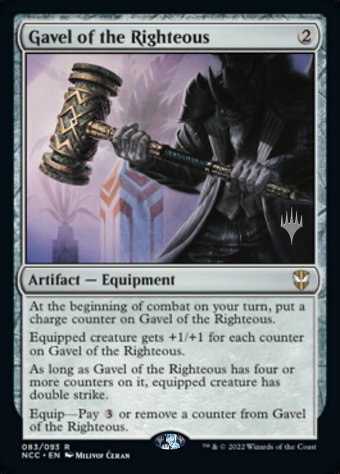 Gavel of the Righteous (Promo Pack) [Streets of New Capenna Commander Promos] | RetroPlay Games