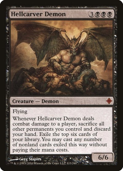 Hellcarver Demon [Rise of the Eldrazi] | RetroPlay Games