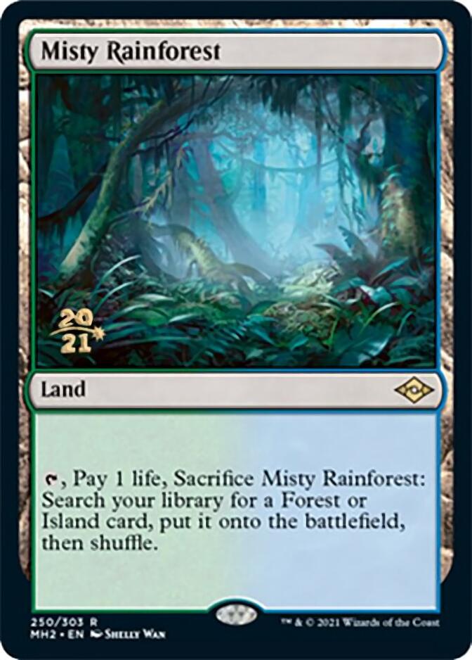 Misty Rainforest [Modern Horizons 2 Prerelease Promos] | RetroPlay Games
