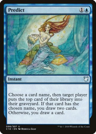 Predict [Commander 2018] | RetroPlay Games
