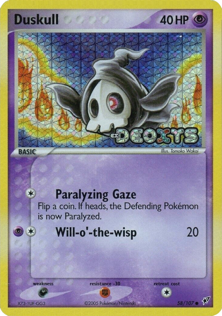 Duskull (58/107) (Stamped) [EX: Deoxys] | RetroPlay Games