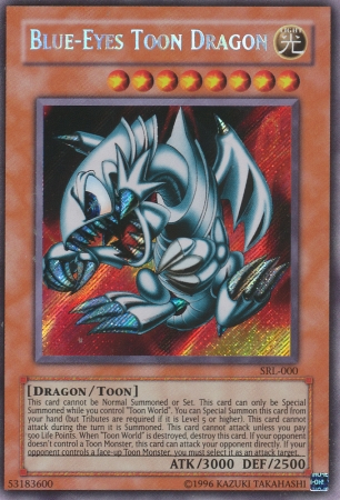 Blue-Eyes Toon Dragon [SRL-000] Secret Rare | RetroPlay Games