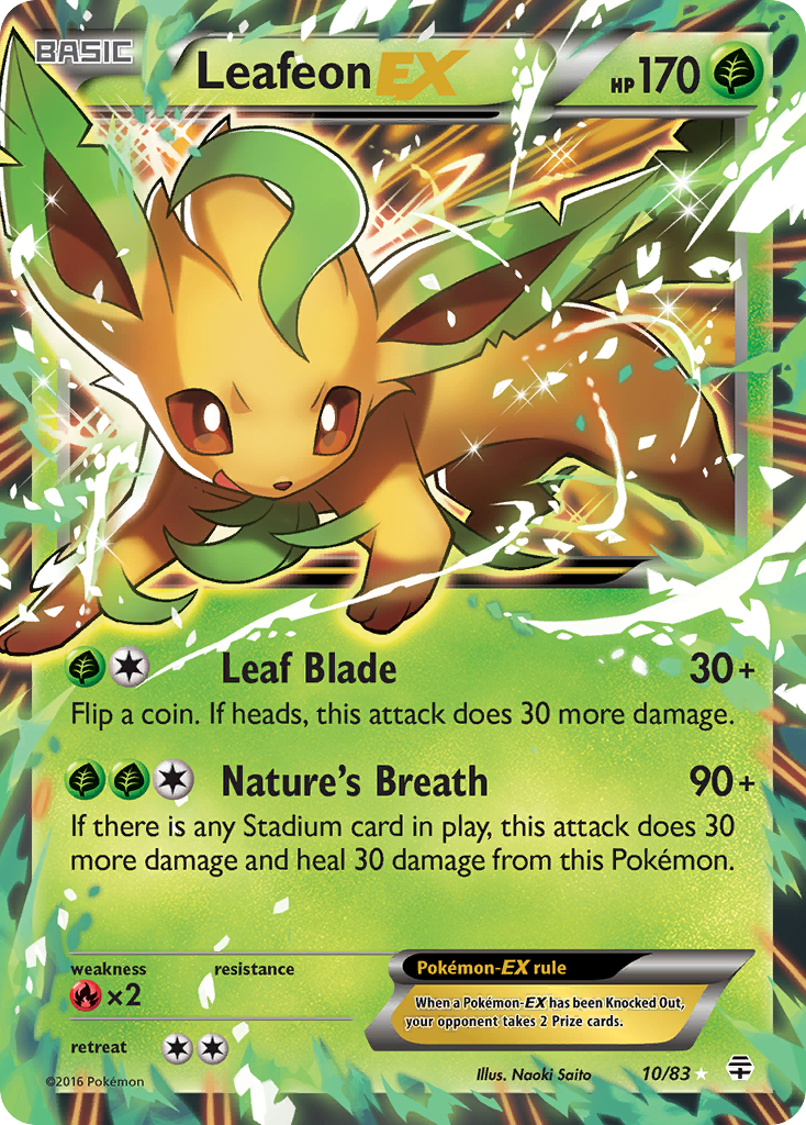 Leafeon EX (10/83) [XY: Generations] | RetroPlay Games