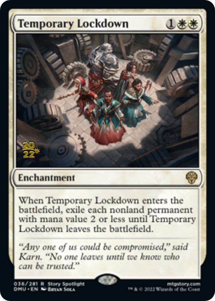 Temporary Lockdown [Dominaria United Prerelease Promos] | RetroPlay Games