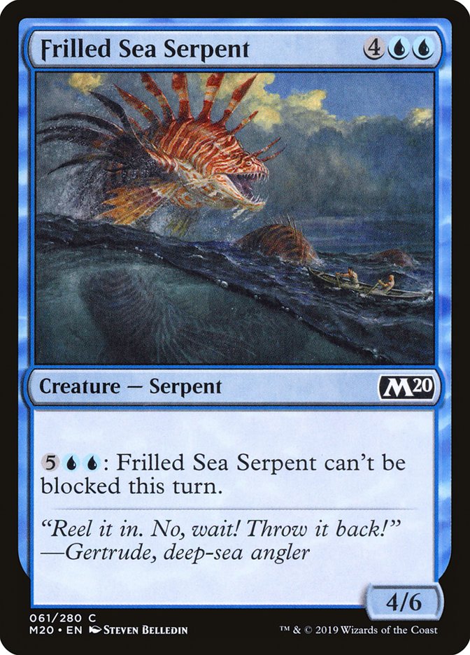 Frilled Sea Serpent [Core Set 2020] | RetroPlay Games