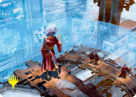 Universal Surveillance Art Card (Gold-Stamped Signature) [Kamigawa: Neon Dynasty Art Series] | RetroPlay Games