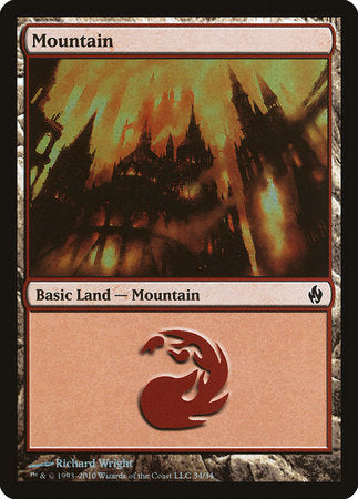 Mountain (34) [Premium Deck Series: Fire and Lightning] | RetroPlay Games