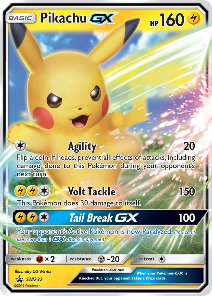 Pikachu GX (SM232) [Sun & Moon: Black Star Promos] | RetroPlay Games