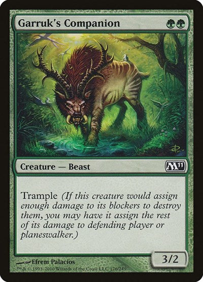 Garruk's Companion [Magic 2011] | RetroPlay Games