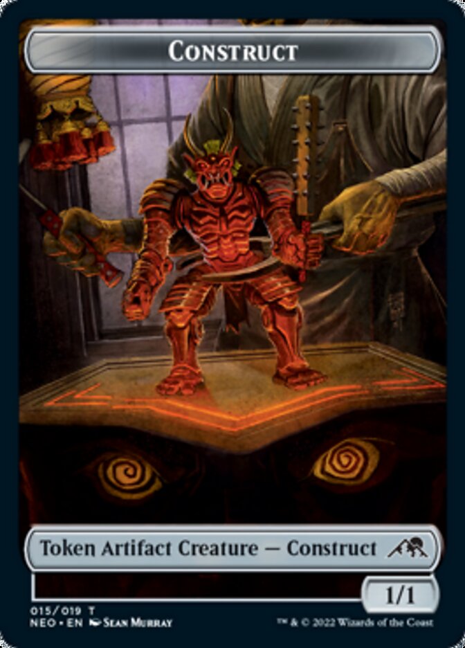 Construct (015) // Blood (017) Double-sided Token [Challenger Decks 2022 Tokens] | RetroPlay Games