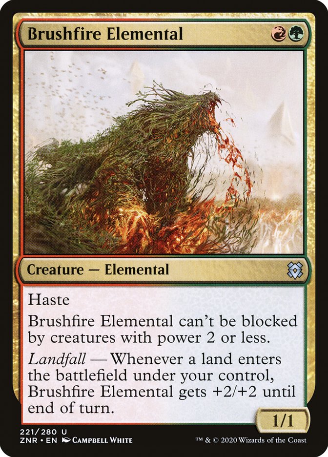 Brushfire Elemental [Zendikar Rising] | RetroPlay Games