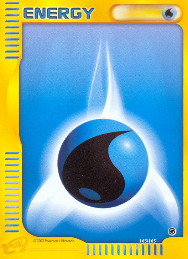 Water Energy (165/165) [Expedition: Base Set] | RetroPlay Games
