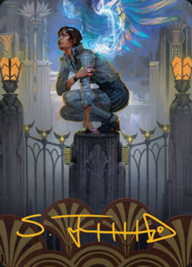 Giada, Font of Hope 2 Art Card (Gold-Stamped Signature) [Streets of New Capenna Art Series] | RetroPlay Games