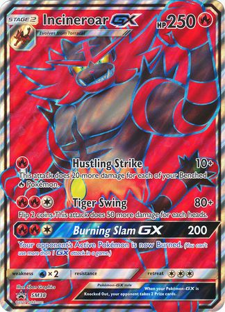 Incineroar GX (SM38) (Jumbo Card) [Sun & Moon: Black Star Promos] | RetroPlay Games