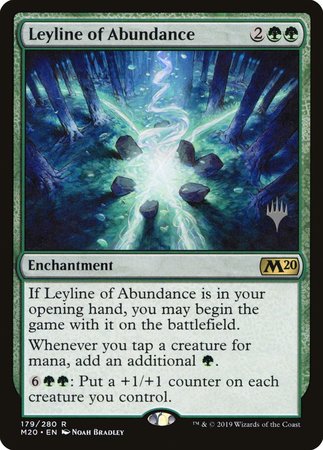 Leyline of Abundance [Core Set 2020 Promos] | RetroPlay Games