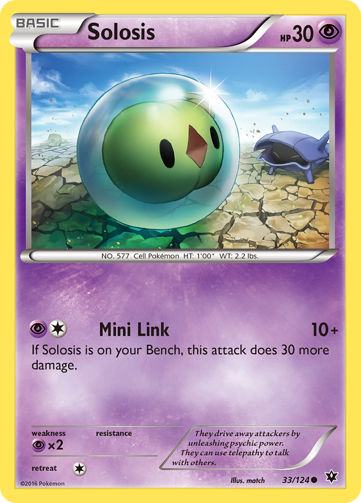 Solosis (33/124) [XY: Fates Collide] | RetroPlay Games