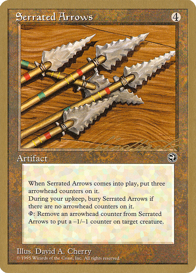Serrated Arrows (Leon Lindback) [Pro Tour Collector Set] | RetroPlay Games