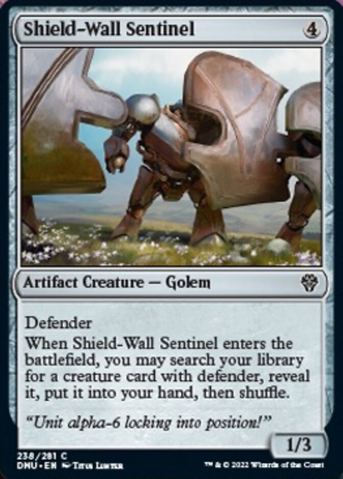 Shield-Wall Sentinel [Dominaria United] | RetroPlay Games