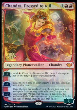 Chandra, Dressed to Kill [Innistrad: Crimson Vow Prerelease Promos] | RetroPlay Games