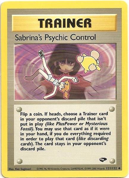 Sabrina's Psychic Control (121/132) [Gym Challenge Unlimited] | RetroPlay Games