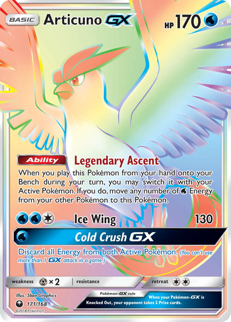 Articuno GX (171/168) [Sun & Moon: Celestial Storm] | RetroPlay Games