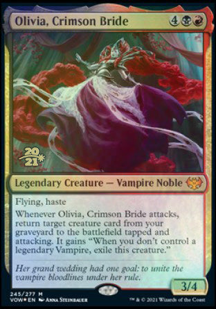 Olivia, Crimson Bride [Innistrad: Crimson Vow Prerelease Promos] | RetroPlay Games