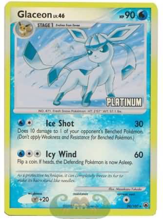 Glaceon (20/100) [Burger King Promos: 2009 Collection] | RetroPlay Games