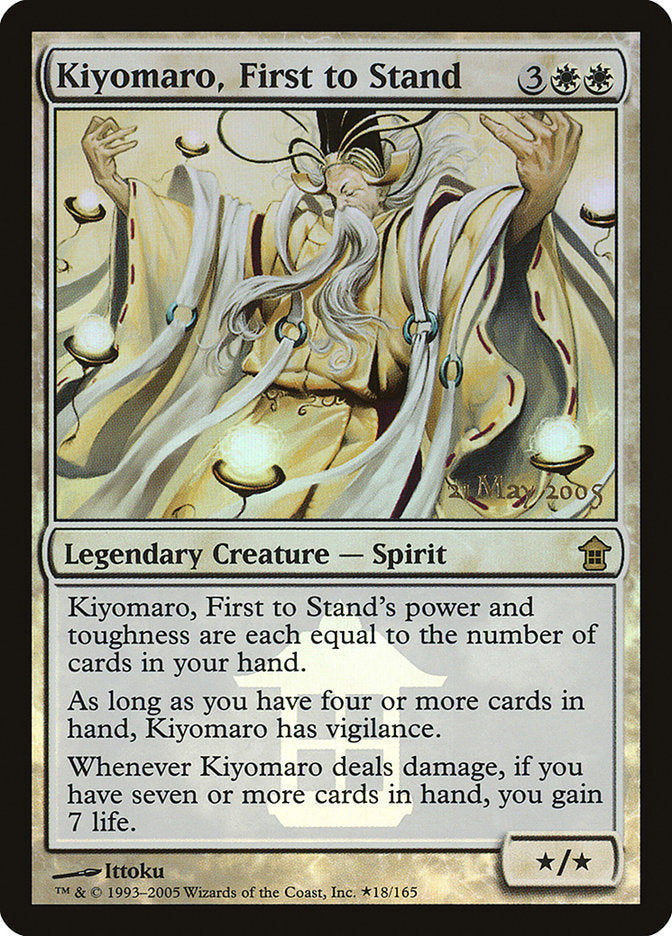 Kiyomaro, First to Stand [Saviors of Kamigawa Promos] | RetroPlay Games